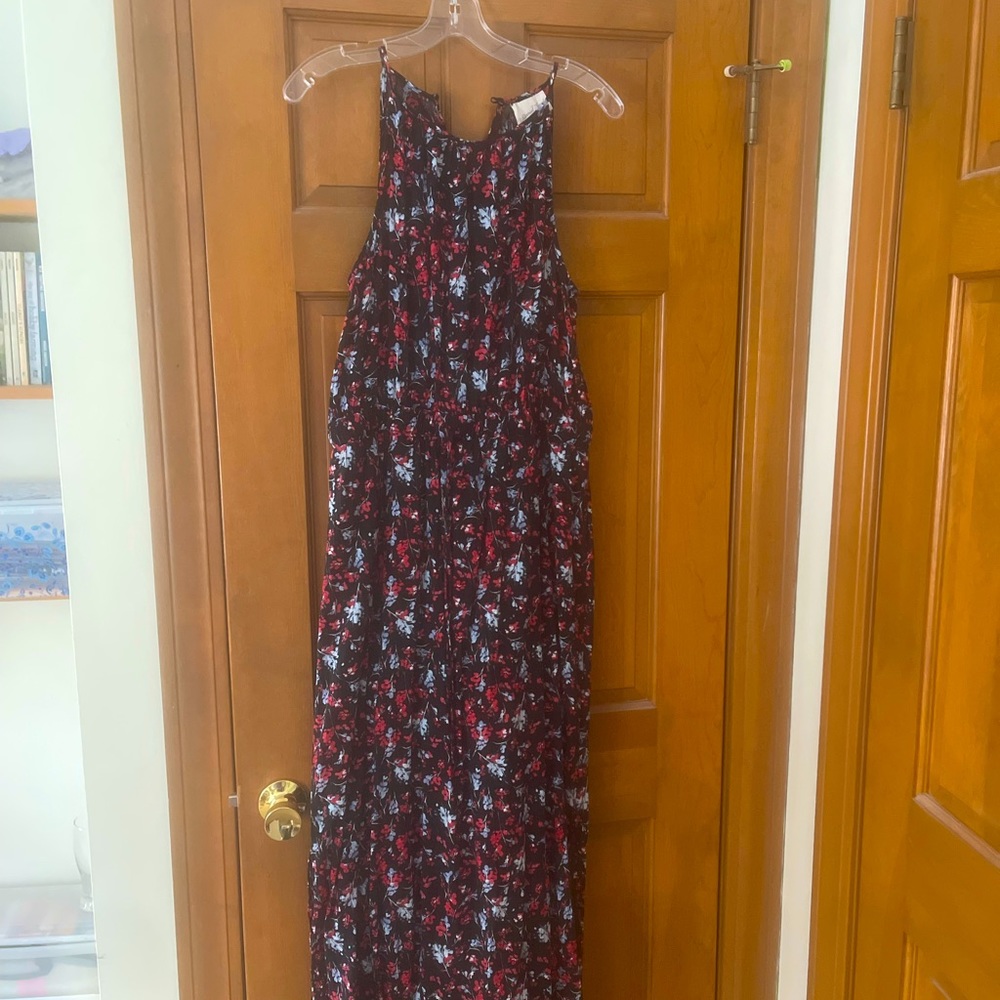 Long flower dress